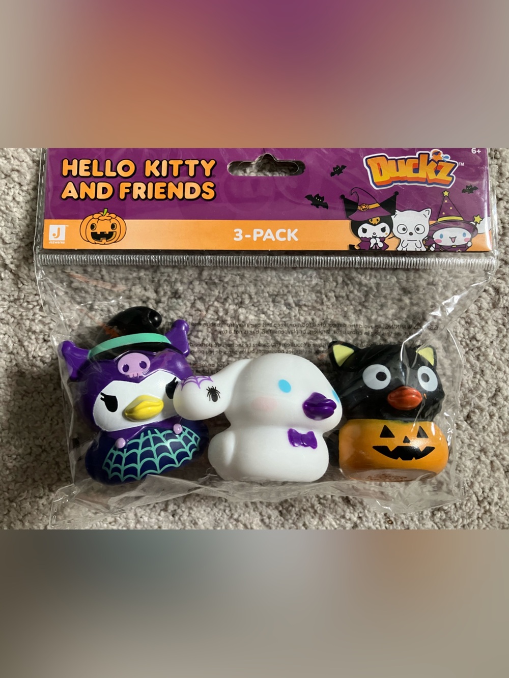 Hello Kitty and Friends Duckz Halloween 3 Pack NWT